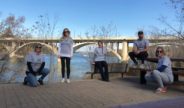 Jodi and the team at the 2020 Women in Nutrien (WIN) 5km walk.