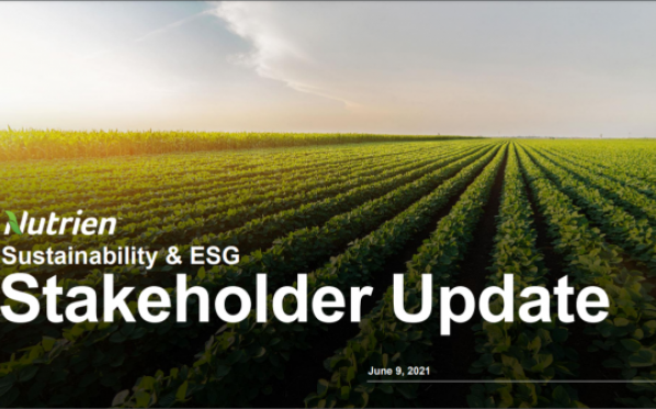ESG Stakeholder Update